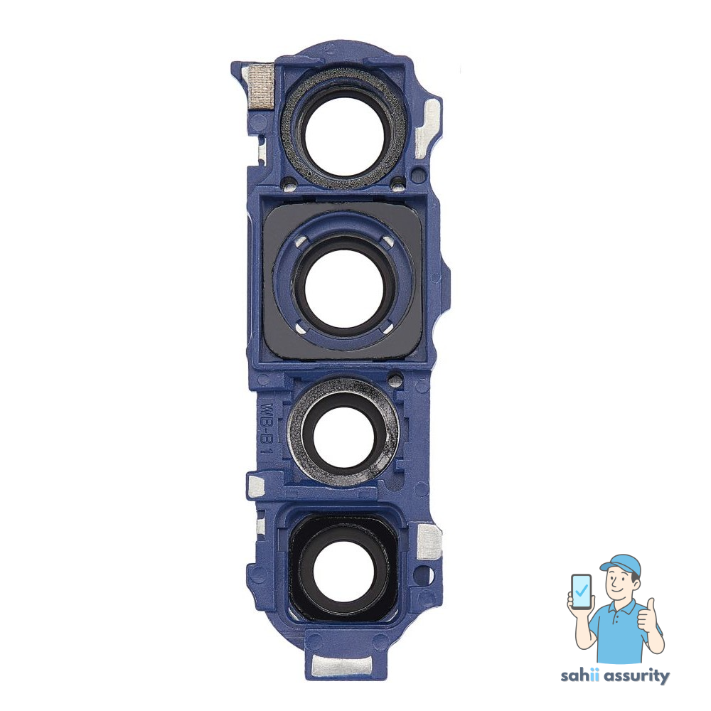 Camera Lens Glass with Frame for Xiaomi Redmi Note 8 Blue thumbnail